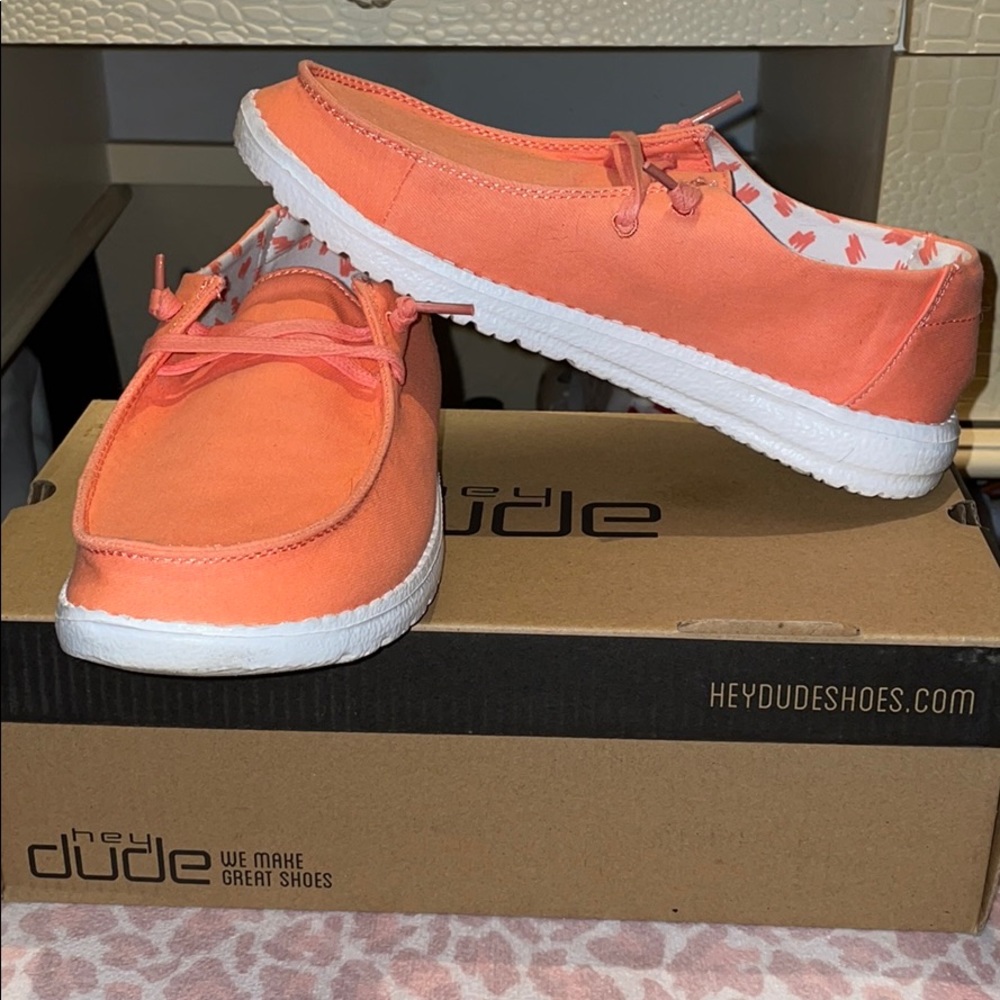 Orange Hey Dudes
